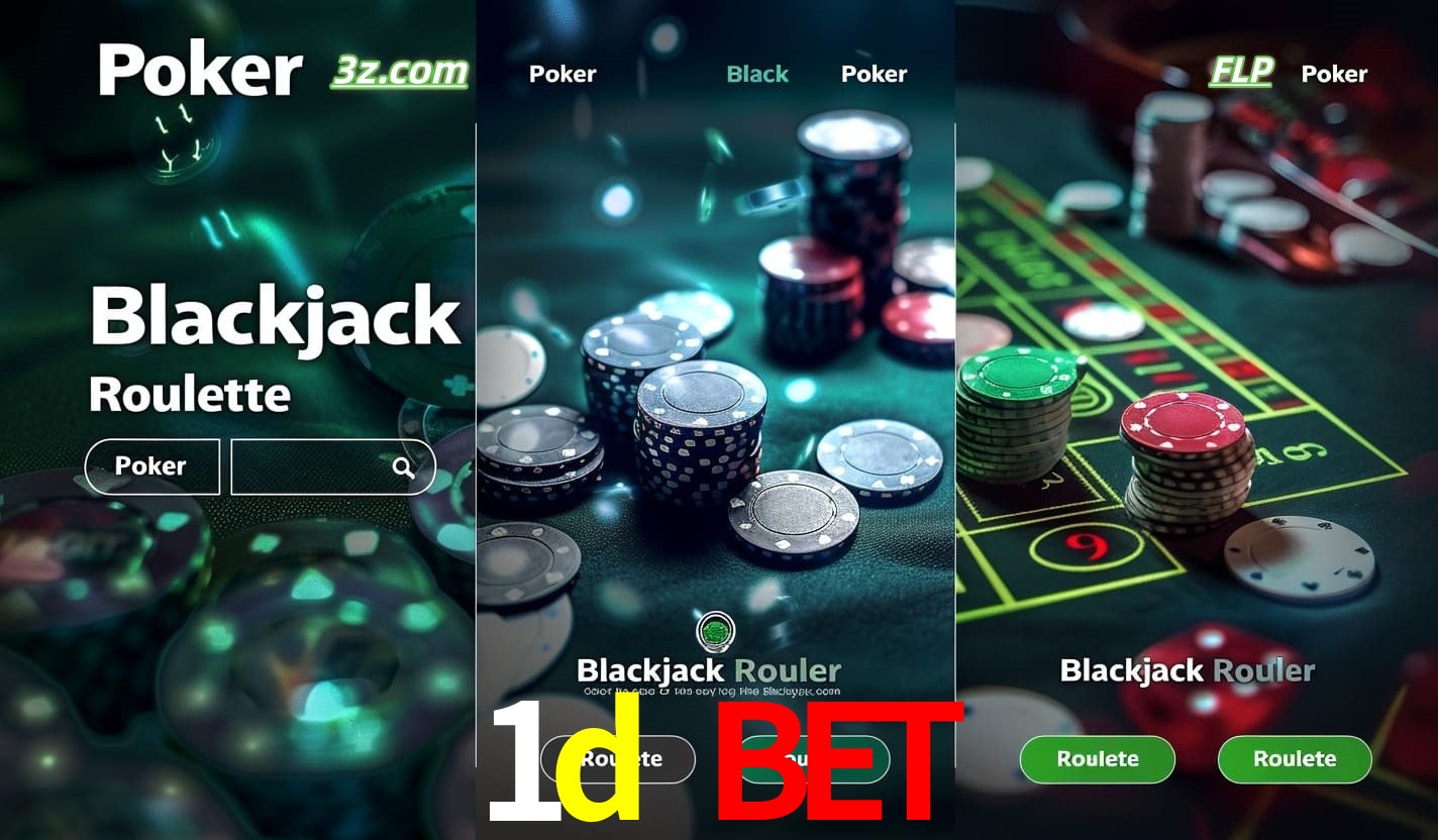 Cassino online 1d bet com Poker, Blackjack e Roleta ao vivo para jogadores do Brasil